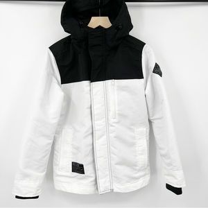 Black And White Hollister Jacket 